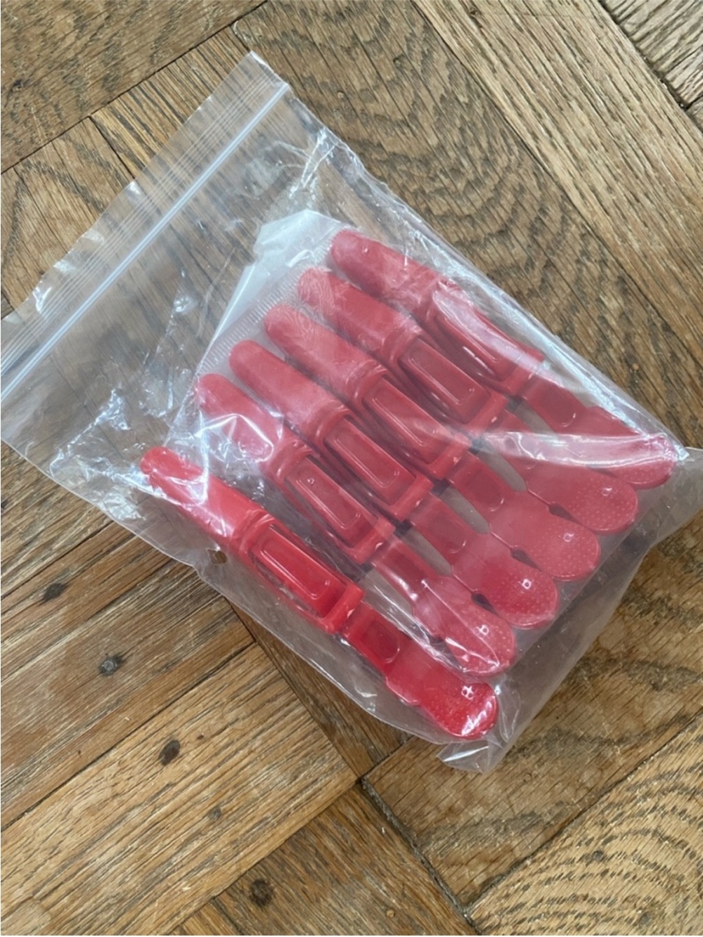 Red hair claw clips styling clips hair clips